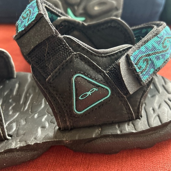 OP Black and Blue Outdoor Sandals with Adjustable Straps - Picture 7 of 8